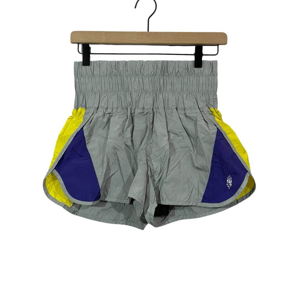 Free People Movement The Way Home Run Shorts - Gray Multi - Small